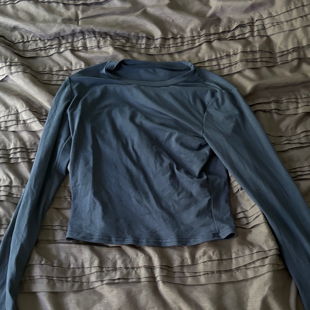 SHEIN Slate Long Sleeve Tee